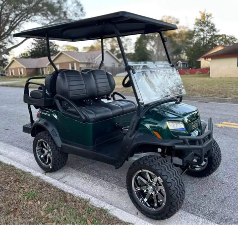 Deluxe RGB LED Light Kit For Club Car Tempo Golf Carts With Daytime Running Light Easy Install Full Exterior Lighting Solution