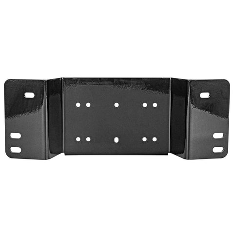 Honda Pioneer Front Bumper Winch Mount Plate Kit For 2014 2026 700 4 UTVs Heavy Duty Steel With Black Powder Coat and Holes