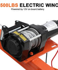 Heavy Duty Truck Bed Crane With 3500 Lbs 12V Winch One Person Setup 360 Degree Swivel Hitch Mounted Engine Hoist
