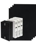 Replacement True HEPA Filter Kit For Honeywell InSight HPA5300B HPA5350 And PowerPlus HPA3300 Air Purifiers with filters visible