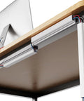 4 Pack Under Desk Cable Management Kit J Channel Cord Organizer For Office And Home Keeps Cables Neat And Clutter Free