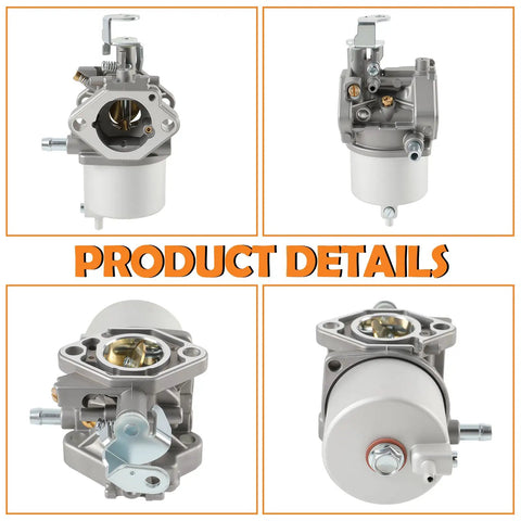 Premium Fe290 Carburetor Replacement For Club Car Ds Precedent Golf Carts 1998 Up, showcasing detailed angles and parts.