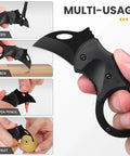 Everyday Carry Dope Mini Pocket Knife With 1.34 Inch Blade cuts rope, opens box, sharpens pencil, peels fruit