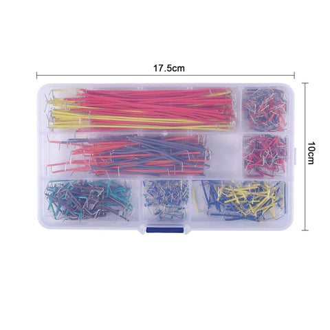 560 Piece Jumper Wire Kit With 14 Lengths For Breadboard Prototyping And Arduino Projects, Insulated Flexible And Rigid Wires