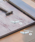30 Piece M5 Expansion Bolts And Drywall Anchors Kit For Hollow Walls Heavy Duty Carbon Steel Fasteners For Picture Hangers Shelves Decor And Versatile Wall Mounting With Easy No Fuss Install installed with panel and toggle anchors