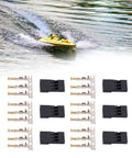 JR Connector Kit For Electronic Equipment And Model Aircraft, 100-Piece Brass ABS Male JR Plugs With Gold Plating, below RC boat
