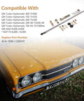 Adjustable Transmission Column Shift Linkage Kit for Chevy Cars and Trucks CB5010 Replacement Part with No Fuss Install, Crisp Shifts, Rugged Steel Build, ACA-1800 Compatible, High Performance Transmission Control. 21-inch steel rod kit for GM TH400 TH350 TH200 4L60E