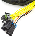 Close-up of 14 Pin Harness 6719697 compatible with backhoe grader planer stump grinder V blade skid steer loader