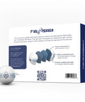 Box and No-Nonsense 3 Piece Urethane Golf Ball With Spin And Feel For Sharp Shot Shaping And Tour Pro Workability