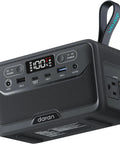Portable Power Station 89.6Wh LiFePO4 Battery With Solar Ready 100W AC Outlets And USB C PD Fast Charging ports shown