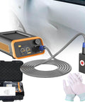 Pro Grade Paintless Dent Repair Kit With Heavy Cut Resistant Gloves Fast Auto Body Straightener With Magnetic Extraction Unit.