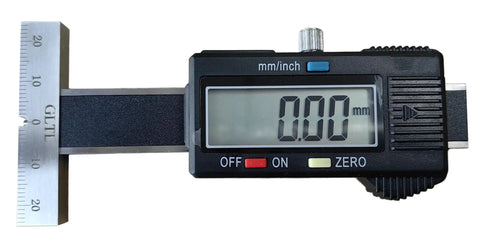 Depth Gauge Vernier Caliper 0-30mm With Pro Grade Display, showing 85mm wide measuring surface and 1.5mm rod.