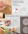 Crystal Acrylic Drawer Knobs 25 Piece Set Self Adhesive Stick On Pull Handles For Dressers Cabinets Wardrobes Bathrooms And More Drill Free Easy Install Glitter Sparkle Finish, clear acrylic knob