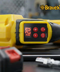 Digital display on Cordless 21V Grease Gun With 12000 PSI Output 40 Inch Hose Battery Powered Electric Grease Gun For Heavy Duty Auto And Shop Use Long Lasting Battery Fast Charge Pro Grade Gear