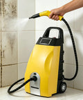 Heating In 30 Sec For Fast Cleaning This Heavy Duty 3000W Steam Cleaner Features A 3.5L Tank And Hits 180 Degrees Celsius For Deep Stain Removal Use It On Kitchens Cars Carpets And Ac Units With Nine Accessories For Total Home Hygiene.