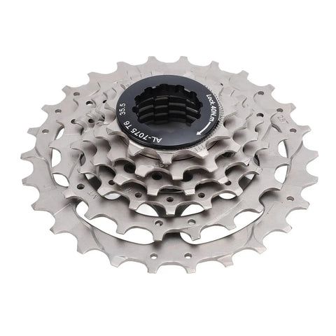 6 Speed Bicycle Cassette With Low Noise And Smooth Rotation, Durable Stainless Steel And Aluminum Alloy Gear Set