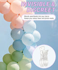 10 Pack 3.5 Inch Clear Plastic Balloon Arch Clips Spring Clamps For Photography Studio Backdrops