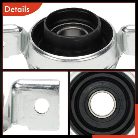 Rear Driveshaft Center Support Bearing For Jeep Grand Cherokee 2010 To 2016 AWD Replacement Carrier Bearing Beefy Durable Fit 52853646AC displayed in detail views