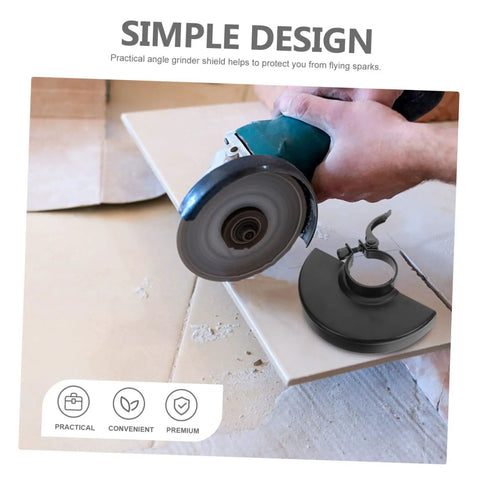 Person using Two Pack Angle Grinder Guard Covers for dust protection and safe polishing, featuring stable metal shield.