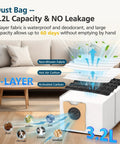 Omni C20 dust bag kit for eufy robot vacuum; 3-layer filter (non-woven, hot air cotton, activated carbon); 3.2L capacity.