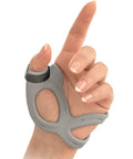 Left hand wearing Rhizo Forte Left Hand Thumb Brace Small For Painful Thumb Joints Comfy Orthosis with snug fit, breathable material