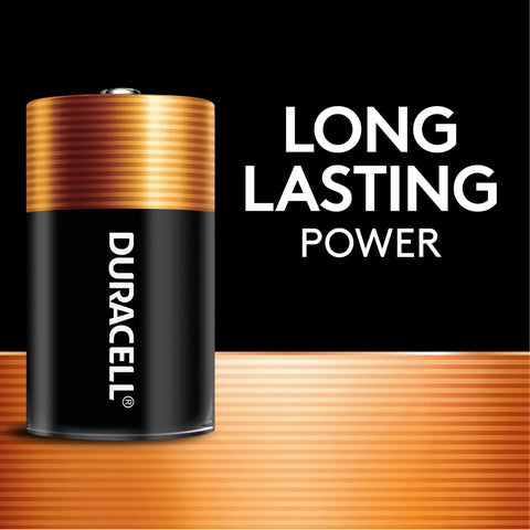 Coppertop D Batteries 4 Pack Alkaline All Purpose Power For Household And Office Devices Long Lasting Dependable Battery Life
