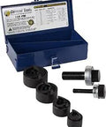 Manual Knockout Set for Electrical Work One And A Half Inch To One And A Quarter Inch Heavy Duty Punch Kit With Storage Case Model 158PM