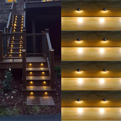 Pack Of 20 Warm White Low Voltage LED Deck Lights Kit For Outdoor Garden Pathway Recessed Landscape Lighting Black Housing