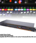 Heavy Duty 10 Outlet Power Sequencer Conditioner With Bright Digital Display and Steady Sequential Power Cycling, rack-mounted with USB.