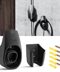 Tesla EV Charger Holder Wall Mount Kit with Cable Organizer and Charger Slot, NACS Compatible, mounting accessories included