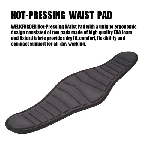 Tongue Buckle Body Belt With Waist Pad And Dual Side D Rings Safety Harness shown with ergonomic waist pad