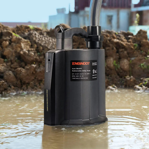 1/3 HP Brushless Submersible Sump Pump With Auto Thermal Protector And 2160 GPH At 35.5 ft Lift in water use scenario