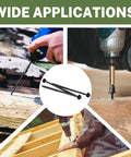 Heavy Duty Timber Screws Six Inch Structural Lag Bolts With Hex Washer Head And Knurled Shank For No Sweat Installs and Rock Solid Wood Framing image showing various applications.