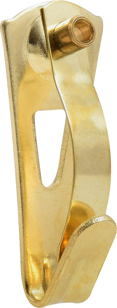 Value Pack Picture Hangers Set Heavy Duty Brass Reusable Hooks For Artwork 17 Piece Kit 10 20 30 50 75 Lb brass hook