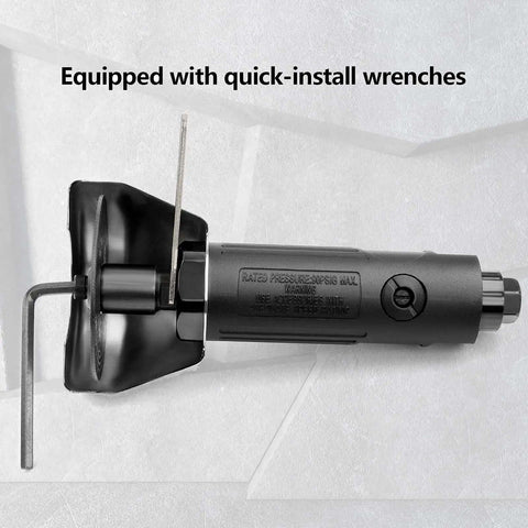 Pro Grade Pneumatic Cut Off Tool Kit With Two 3 Inch Die Grinder Cut Off Wheels Heavy Duty Metal Sheet Cutter Up To 20000 RPM