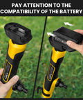 Rock Solid Cordless Stick Water Transfer Pump Plug Right Into Your Makita 21V Battery showing battery compatibility attachment.