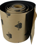 No Slip Grip Tape Roll 12 Inch Wide Self Adhesive Traction Tape With Silicon Carbide Grit, rolled and unwrapped