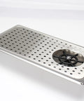 Glass Rinser For Espresso Cups And Milk Pitchers With Adjustable Spray Head stainless steel drip tray sink mount