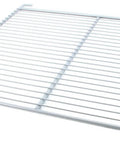 Wire Shelf 2 Section With Duct Epoxy Coated For Commercial Refrigeration, OEM Replacement Part on white background.