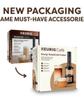 Packaging of SimpleCafe Rechargeable Handheld Milk Frother For Lattes Cappuccinos And Iced Coffee USB Cord Included Microwave Safe Frothing Cup Hot And Cold Foam Maker For Rich Silky Foam In Seconds with new design.