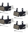Four Pairs Disc Brake Pads For Bikes Resin Semi Metallic Replacement High Performance Front And Rear Pads Compatible With M315 M355