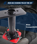 Rear Axle Bearing Puller And Installer Set With ABS Tone Ring Tool Kit for Toyota trucks 1995-2020, compatible with 100mm-140mm bolts.