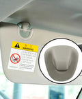 Two Pcs Car Sun Visor Clip For Jeep Liberty 2005-2012 And Dodge Nitro 2008-2012 in use, ABS material, installed on visor