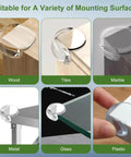 36 Pack Clear Corner Protectors For Baby Rock Solid Table Edge Guards For Furniture Foolproof Child Proofing Bumpers on diverse surfaces