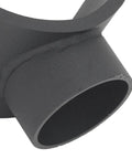 Close-up of iron-built part of Beefed Up Bottle Jack Axle Saddle Adapter For Dana 60 70 80 Axles Up To Four Inch Tubes Lifting Saddle