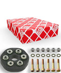 Premium Flexible Coupling Kit For Propshaft By Febi Bilstein German Made High Quality 80Mm Pitch Includes One Piece Perfect Fit For Your Ride Needs, kit with bolts and washers