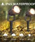 Low Voltage Outdoor Landscape Lights Set Of 6 With 7W 700LM LED Pathway Garden Tree Yard Lighting Warm White 2700K Waterproof IP65