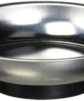 Mini Magnetic Parts Tray With Stainless Steel Dish And Rubber Covered Magnetic Base Sticks To Any Ferrous Surface