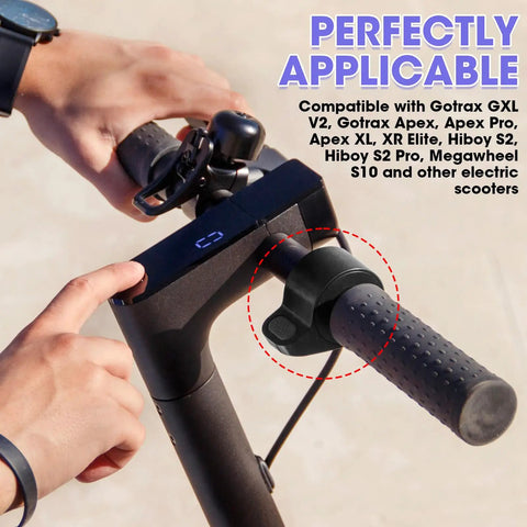 Universal Fit Electric Scooter Thumb Throttle Replacement With Waterproof Connector Slick Plug And Play Design Compatible With GOTRAX GXL V2 Hiboy S2 S2 Pro Megawheels S10 Models