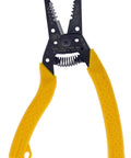 Premium Reflex T5 Wire Stripper For 10 To 20 AWG With Plier Nose and Yellow Handle Tough Steel Construction